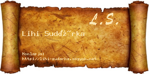 Lihi Sudárka névjegykártya